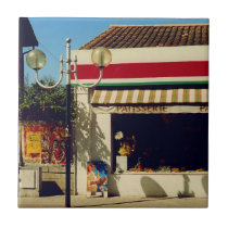 Boulangerie française de village carreaux