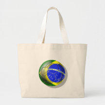 Boule brésilienne de drapeau du football de samba  sacs