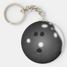 Boule de bowling Keychain Porte-clé