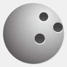 Boule de bowling pour les Jerseys de roulement Adhésif Rond