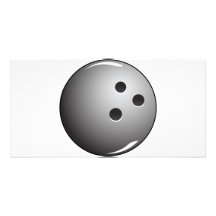 Boule de bowling pour les Jerseys de roulement Cartes Avec Photo