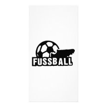 Boule de chaussure du football de Fussball Photocartes Personnalisées