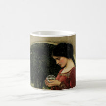 Boule de cristal, château d'eau de JW, art victori Tasse