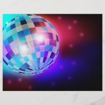 Boule de disco prospectus en couleur