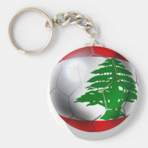 Boule de drapeau d'équipe de football du football  porte-clés