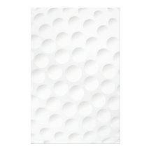 boule de golf papier à lettre personnalisable