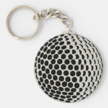 boule de golf porte-clé