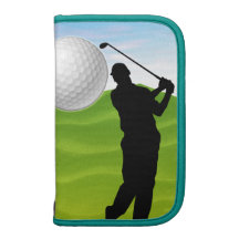 Boule de golf venant à vous organiseur