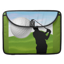 Boule de golf venant à vous poche pour macbook pro