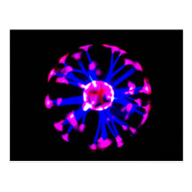 Boule de plasma cartes postales