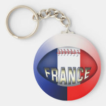 Boule de rugby de la France Porte-clef