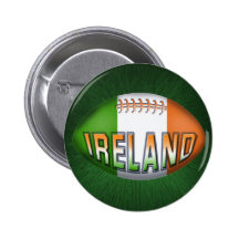 Boule de rugby de l'Irlande Badge Avec Épingle