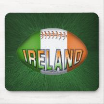 Boule de rugby de l'Irlande Tapis De Souris
