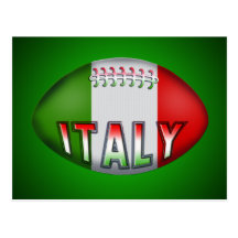 Boule de rugby de l'Italie Cartes Postales