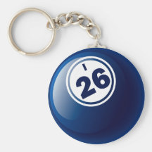 BOULE DU BINGO-TEST I 26 PORTE-CLÉ