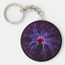 Boule et chaîne de plasma porte-clé