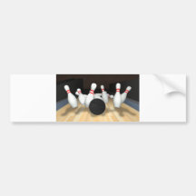 Boule et goupilles de bowling : modèle 3D : Adhésifs Pour Voiture