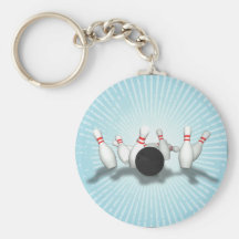 Boule et goupilles de bowling : modèle 3D : Keycha Porte-clé