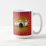 Boule et goupilles de bowling : modèle 3D : Tasse 
