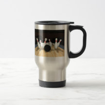 Boule et goupilles de bowling : modèle 3D : Tasse 