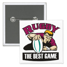 boule fondante de joueur de rugby pour l'essai pin's
