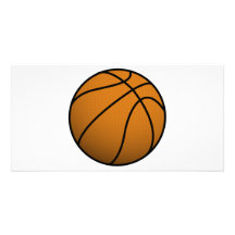 Boule fraîche des sports B de basket-ball et de co Carte Avec Photo
