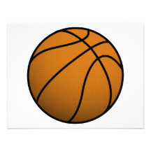 Boule fraîche des sports B de basket-ball et de co Invitations