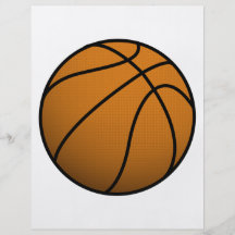 Boule fraîche des sports B de basket-ball et de co Prospectus Personnalisés