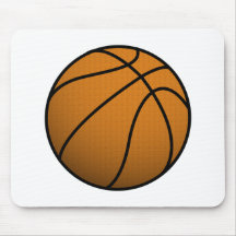 Boule fraîche des sports B de basket-ball et de co Tapis De Souris