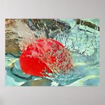 Boule rouge posters