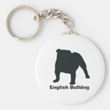 Bouledogue anglais porte-clef