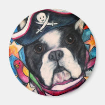 Bouledogue brillant aimant