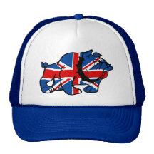 Bouledogue d'Union Jack Casquette
