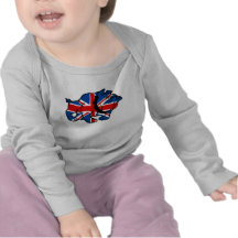 Bouledogue d'Union Jack T-shirt