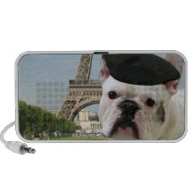 Bouledogue français à Paris Haut-parleurs Mp3