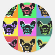 Bouledogue français autocollant