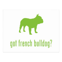 Bouledogue français cartes postales