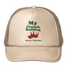 Bouledogue français casquettes de camionneur