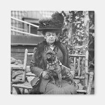 Bouledogue français de champion, les années 1920 aimants pour réfrigérateur