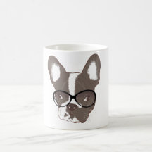 Bouledogue français élégant tasse