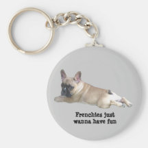 Bouledogue français Keychain Porte-clefs