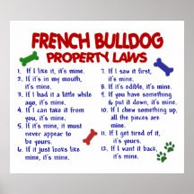 BOULEDOGUE FRANÇAIS PL2 POSTERS