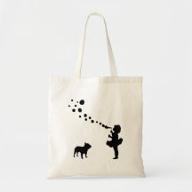 Bouledogue français sac en toile