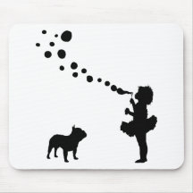 Bouledogue français tapis de souris