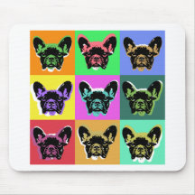 Bouledogue français tapis de souris