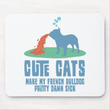Bouledogue français tapis de souris