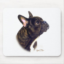 Bouledogue français tapis de souris
