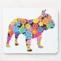 Bouledogue français tapis de souris