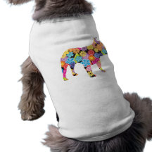 Bouledogue français tee-shirt pour chien