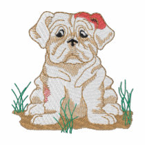 Bouledogue polos brodés